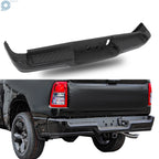 Rear Bumper Assembly for RAM 1500 (2019–2023) W/o Dual Exhaust, Black