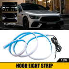 70" Dynamic LED DRL Hood Light Strip for Universal Vehicles (12V)