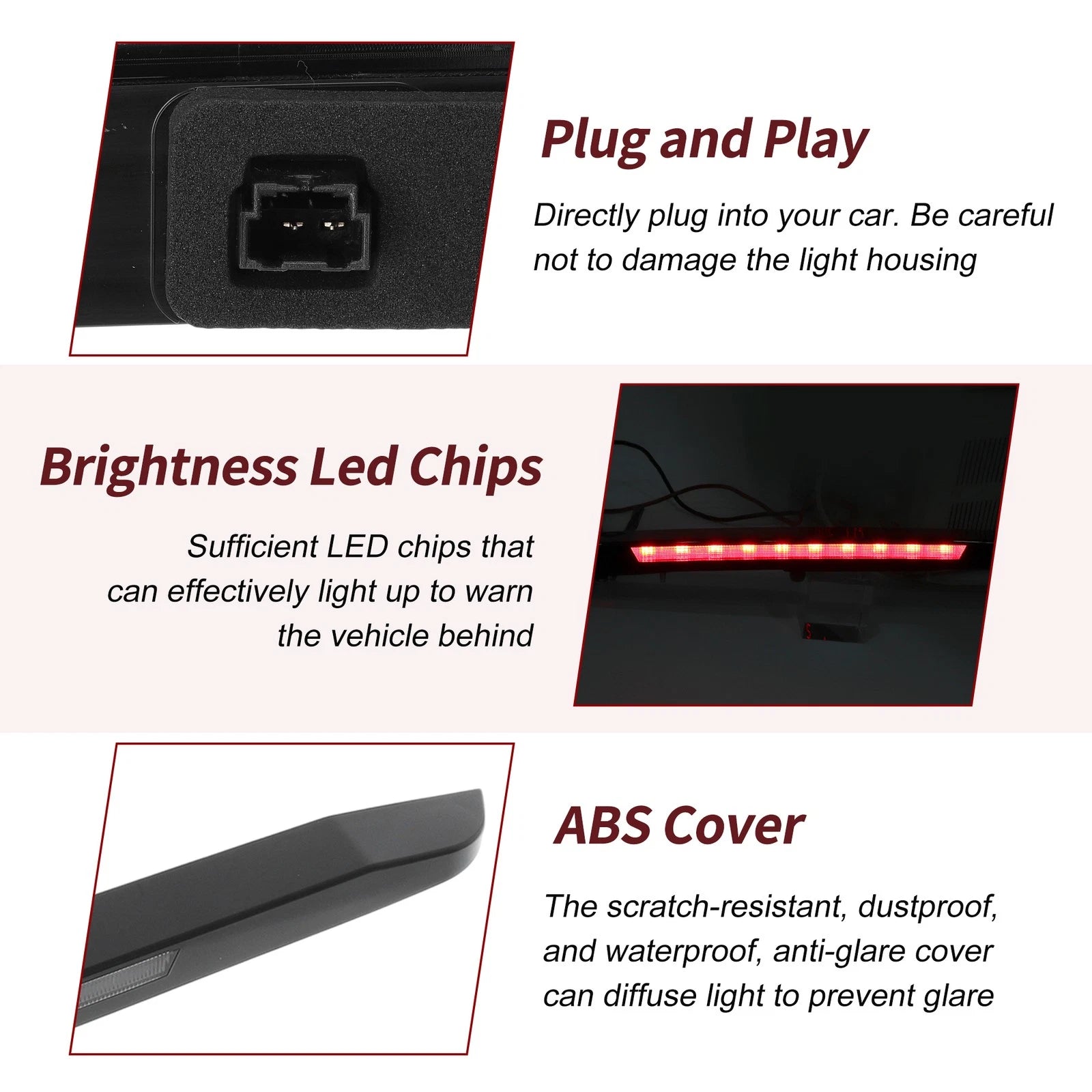 LED Third Brake Light for Chevrolet Cruze (2016–2019) No. 84277408