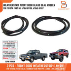 Front Door Seal Weatherstrip for Toyota Hilux Ute MK3 4Runner (88-96)