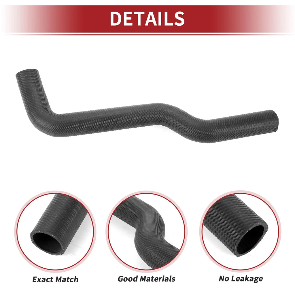 Radiator Hose for Toyota Tacoma 2.7L (2005–2015) No. 16571-75233 Rubber Black