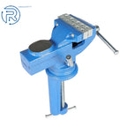 3-Inch Bench Vise with 360° Swivel Base for Universal Use