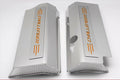 Fuel Rail Covers w/HEMI Orange Vinyl Challenger Inlay for 08-11 SRT8 w/OE Intake
