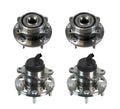 Moog Front & Rear Wheel Bearing and Hub Assemblies Kit for Kia Soul (2017–2018)