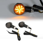 2X Bullet Turn Signal Indicator Lights for Universal Motorcycles (T9)