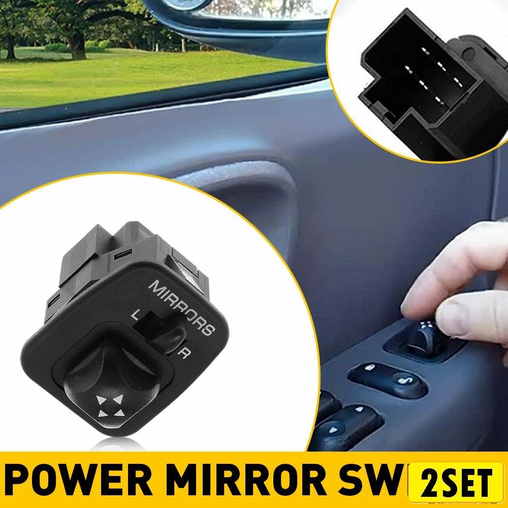 Set of 2 Power Mirror Switch for Ford F150 F250 F350 F450 F550 (1999–2005)