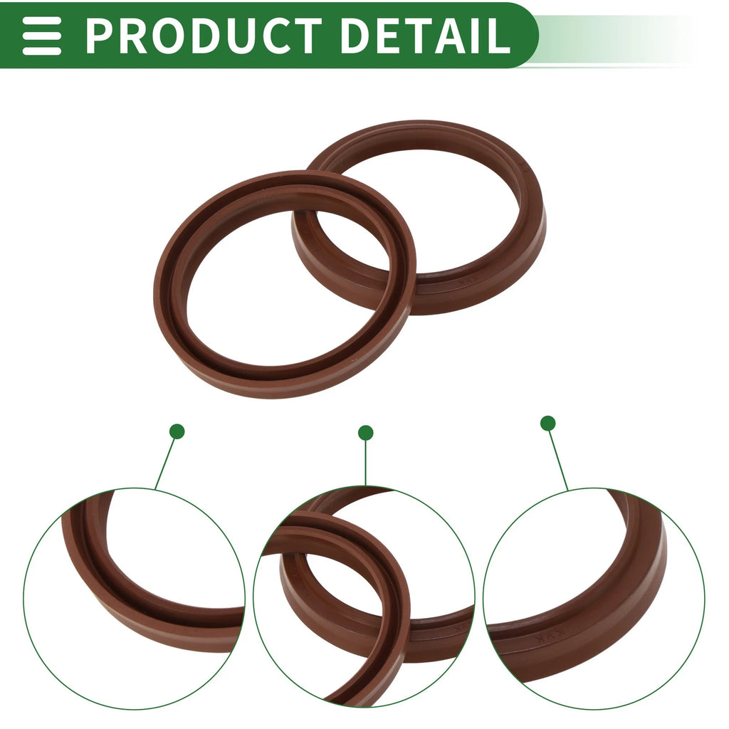 Set of 5 Oil Seal Rotary Shaft Seal FKM Rubber 40x48x5.5mm
