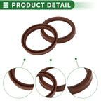 Set of 5 Oil Seal Rotary Shaft Seal FKM Rubber 40x48x5.5mm