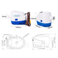 12V 600GPH Automatic Bilge Pump for Marine Boat (RV)
