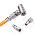 Tire Inflator Nozzle for Car and Motorcycle (Double Head Metal Tool)