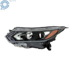 LED Driver Side Headlight for Nissan Rogue (2020-2022) Black Assembly