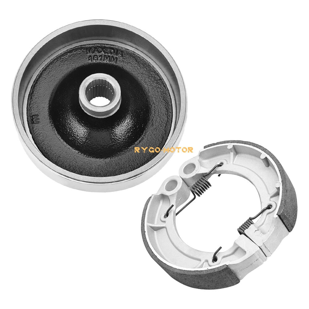 Rear Brake Drum Hub & Shoe for Yamaha Bruin 250 350 (2004–2006)