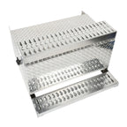 Aluminum Diamond Plate Step Tool Box for Peterbilt 378 379 389 (31"x30"x19")