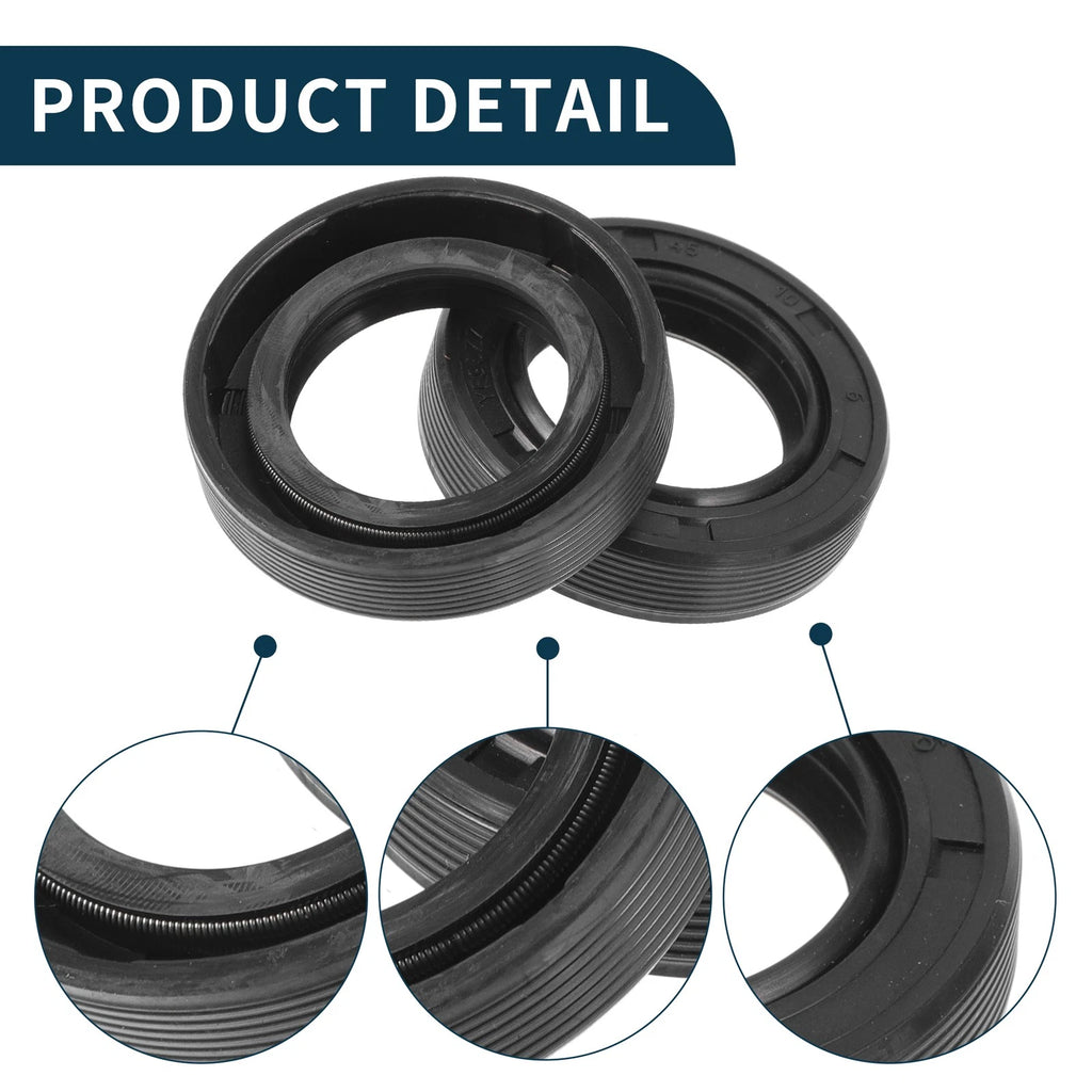 Set of 5 Oil Seal Rotary Shaft Seal NBR Rubber 28x45x10mm for Various Models