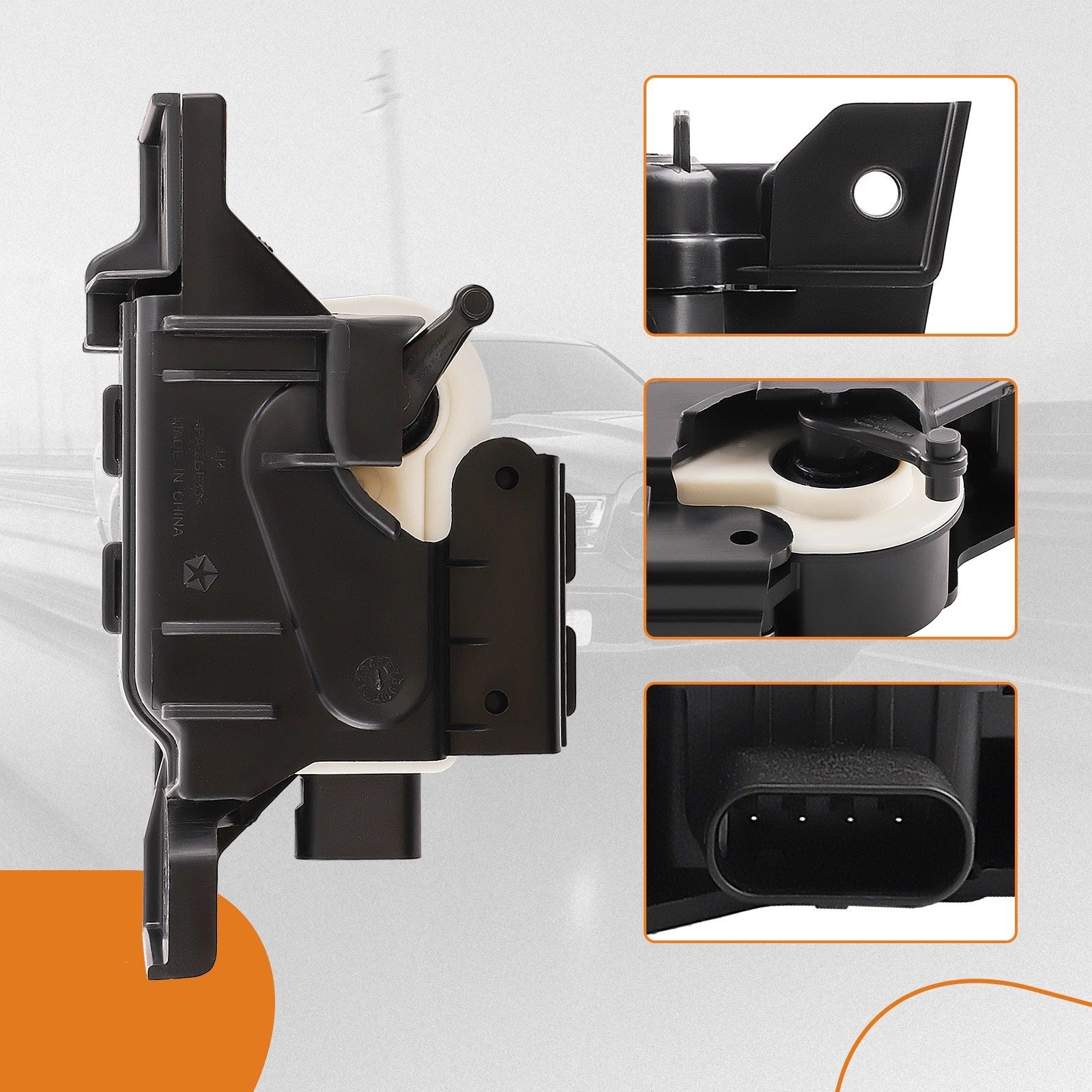 Active Radiator Grille Shutter Actuator Motor For Dodge Ram 1500 2013-2018
