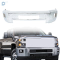 Front Steel Bumper with Sensor Holes for Chevy Silverado 2500 3500 (2015–2019)