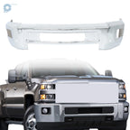 Front Steel Bumper with Sensor Holes for Chevy Silverado 2500 3500 (2015–2019)