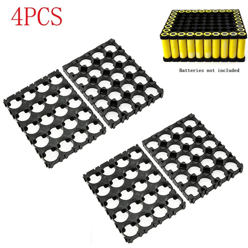 Set of 4 Battery Stand Plastic Frame Brackets for 4x5 186 50