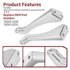 Set of 2 Rear Fender Brackets for Kawasaki KFX450R (2008–2014)