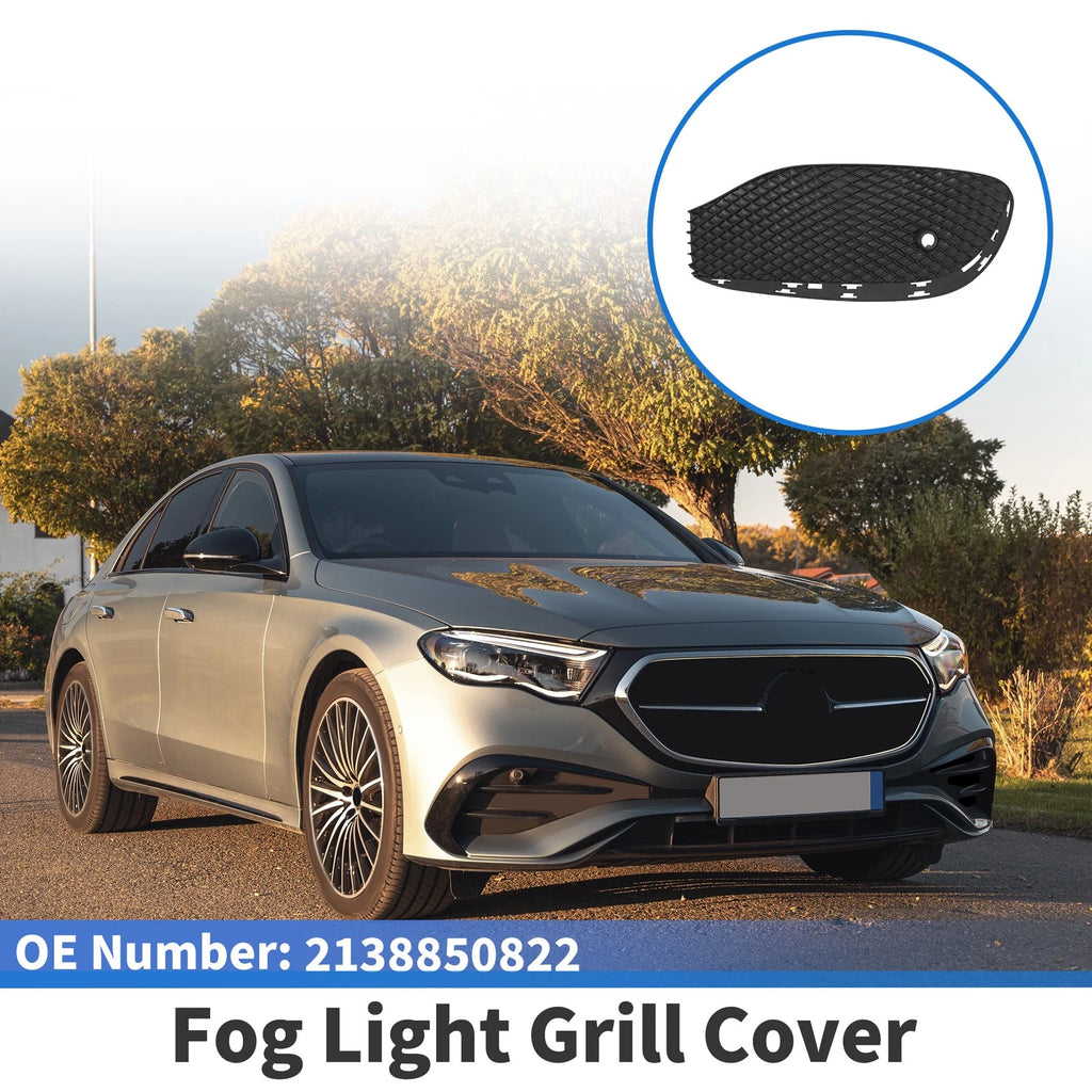 1 Pc Fog Light Grill for Mercedes-Benz (2014–2020) No. 2138850822 Black