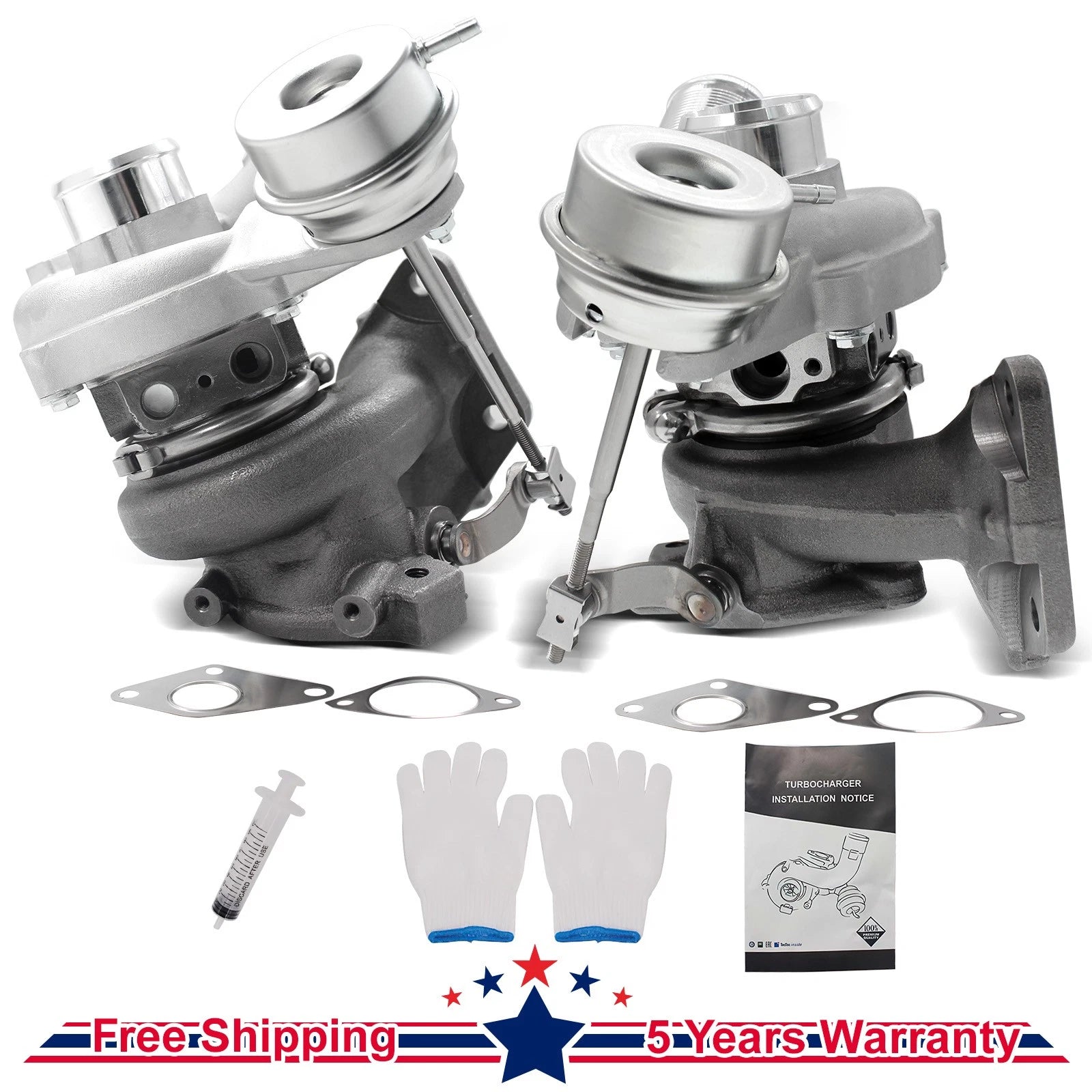 Set of 2 Turbochargers for Ford F150 2.7L V6 (2018–2020)