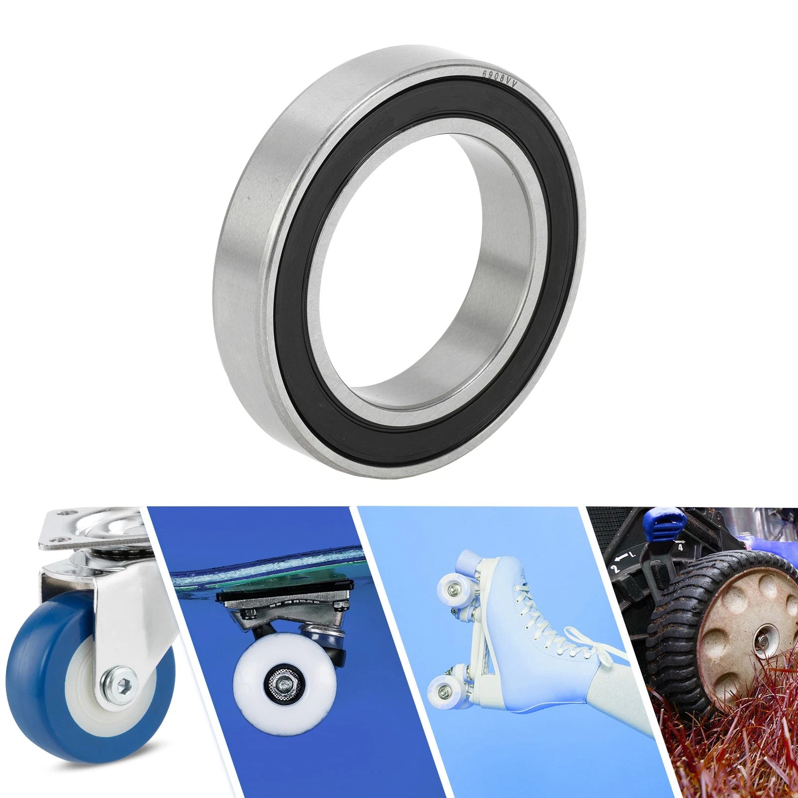 Deep Groove Ball Bearing 40x62x12mm for Scooter Skateboard (1 Pc)