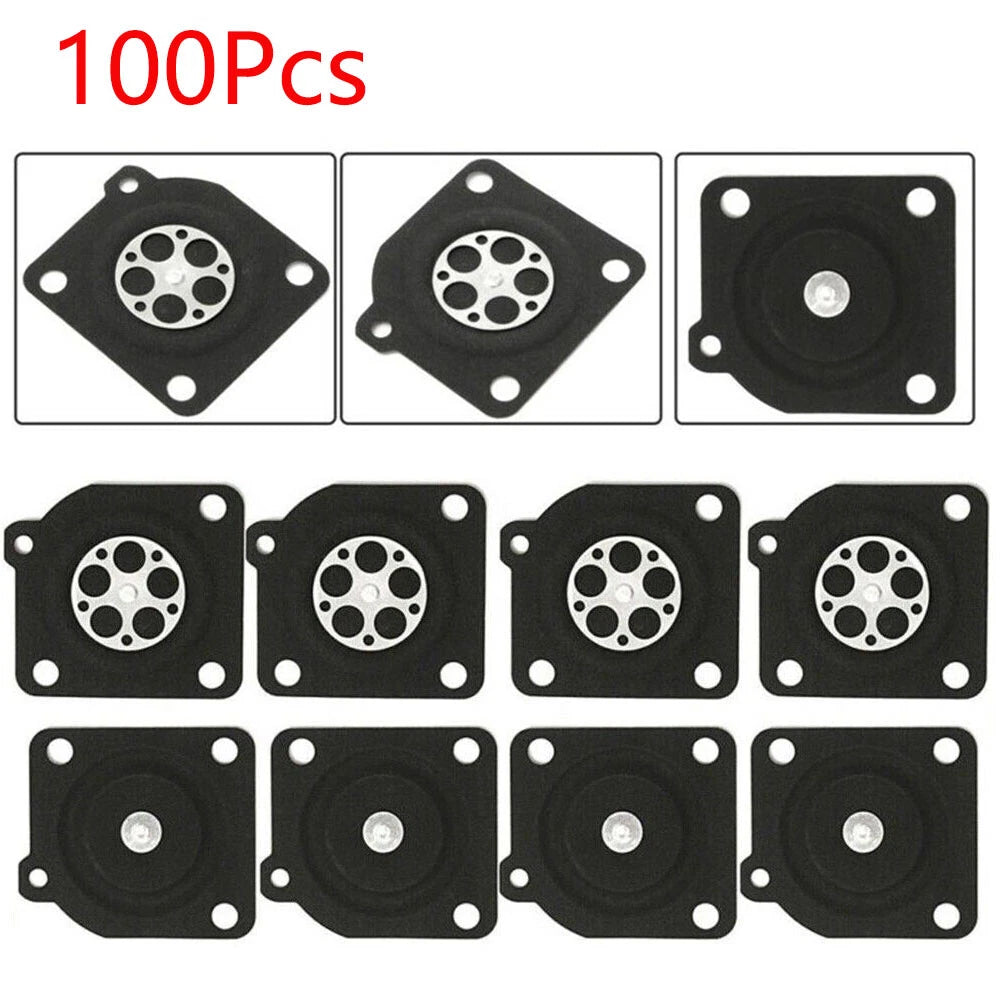100Pc Carburetor Metering Diaphragm Gasket Kit for Zama C1U (A015010)