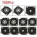 100Pc Carburetor Metering Diaphragm Gasket Kit for Zama C1U (A015010)