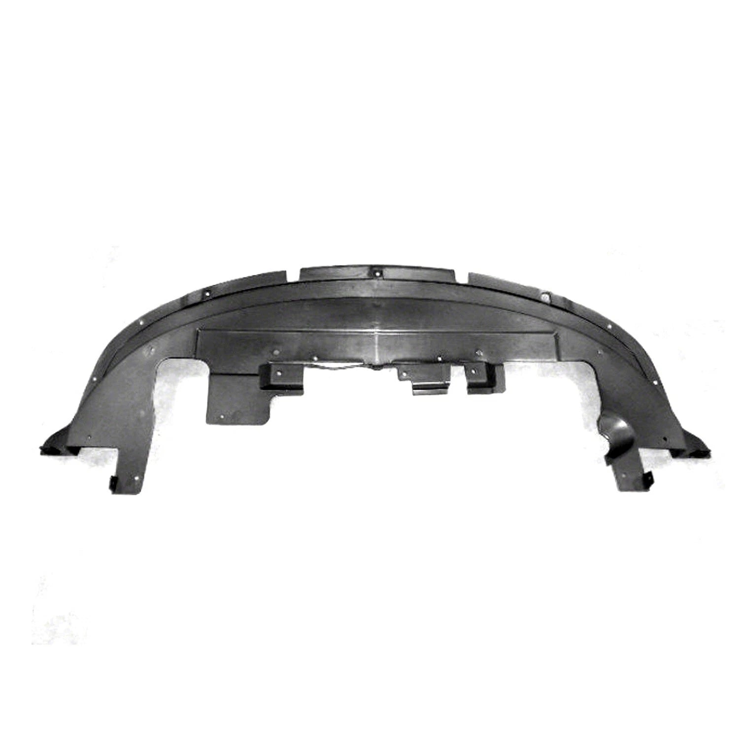 Replacement Polypropylene Front Forward Undercar Shield w/Fascia Type