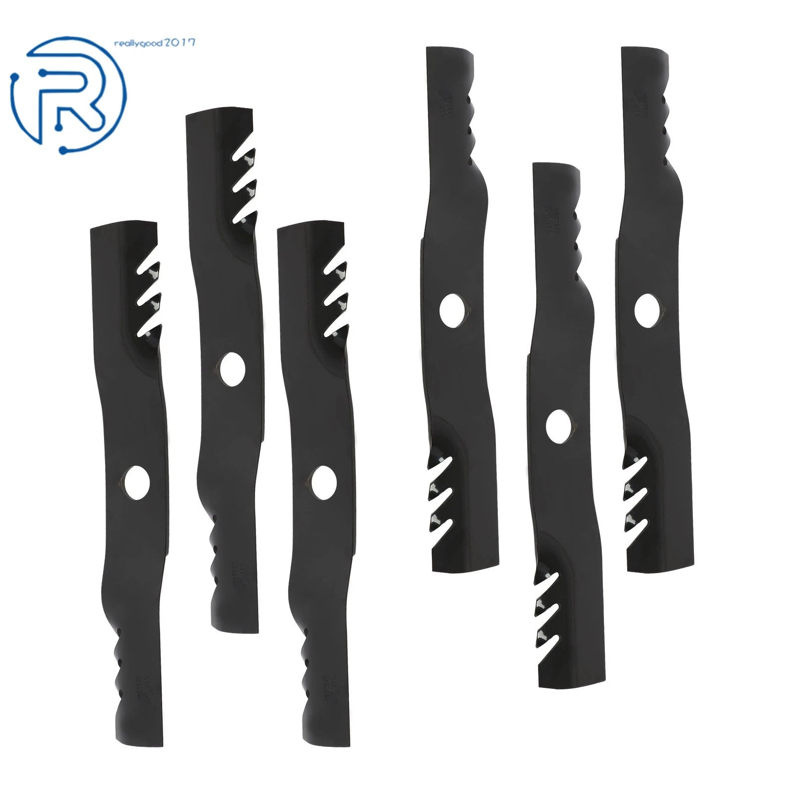 Set of 6 Gator Blades for Kubota 60" Mowers (Fits Various Models)