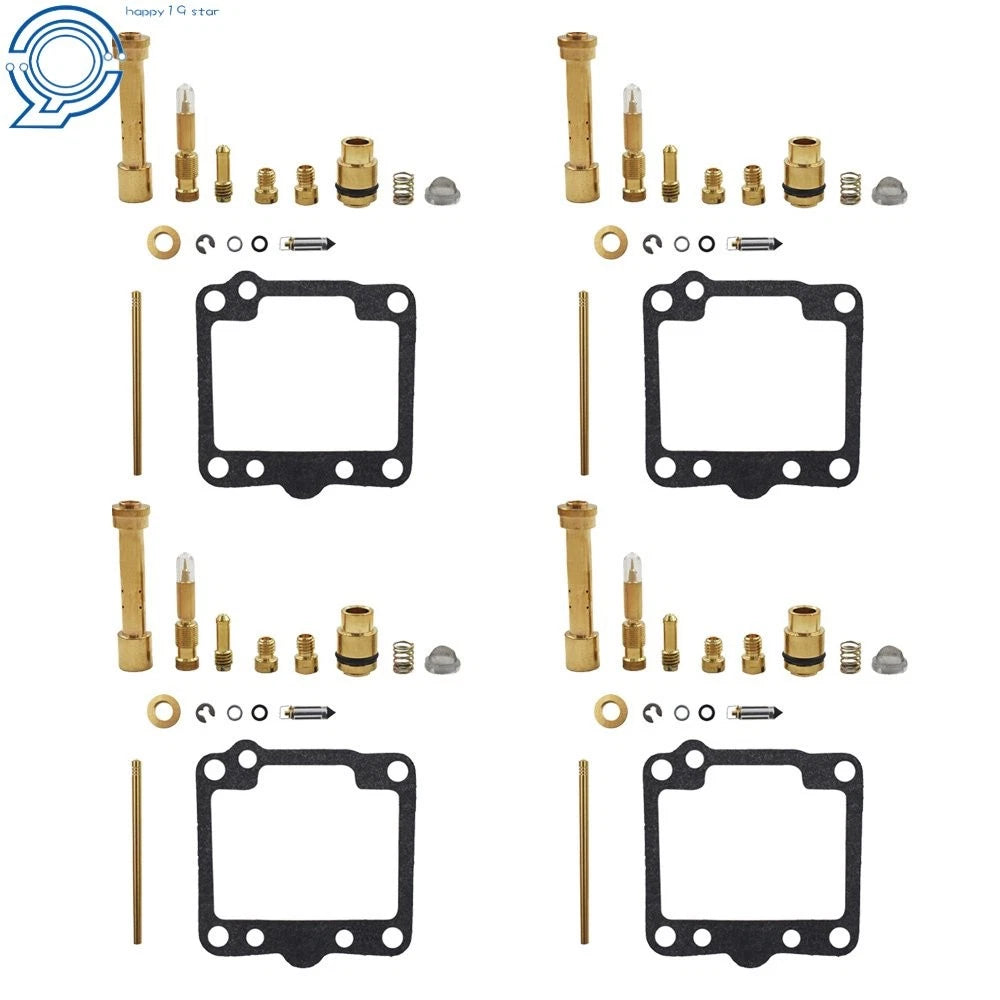 Set of 4 Carburetor Rebuild Kits for Suzuki GS650E GS650G GS650GL (1981–1983)