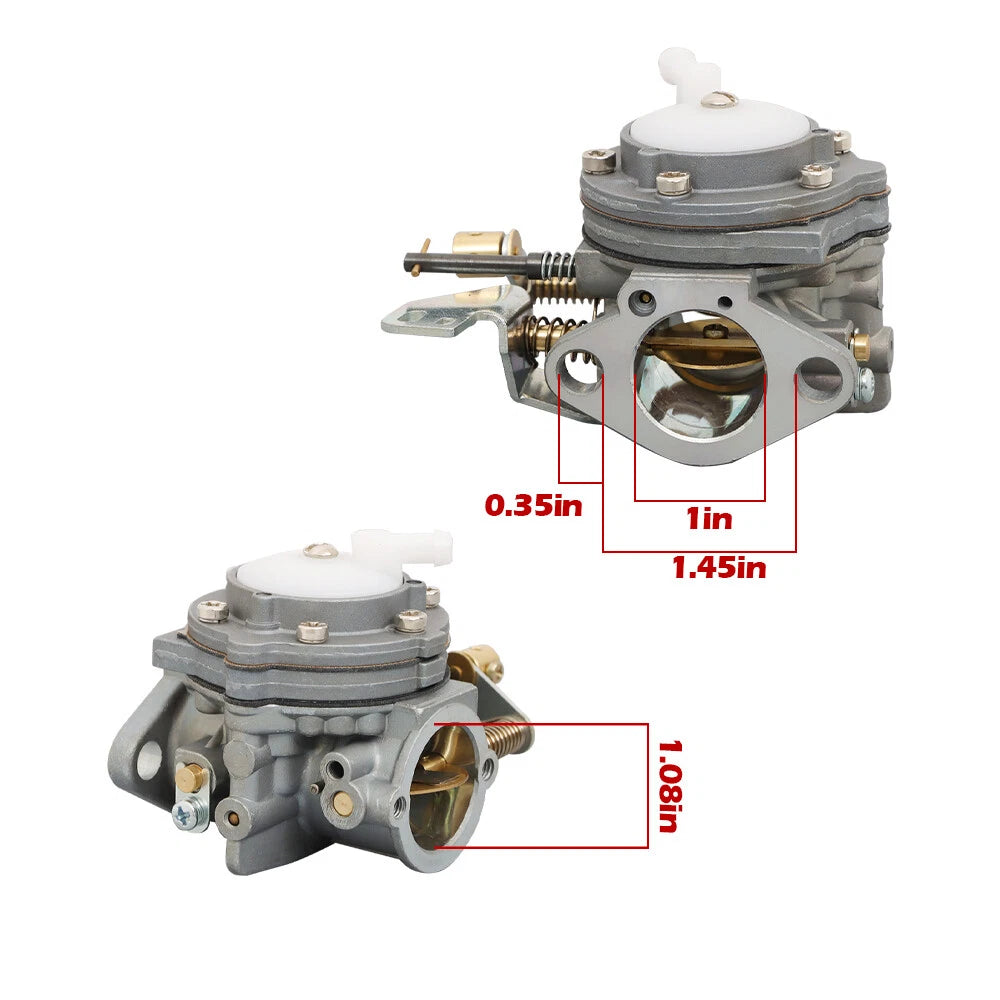 Carburetor Set for 2-Cycle Golf Cart (1967-1981)