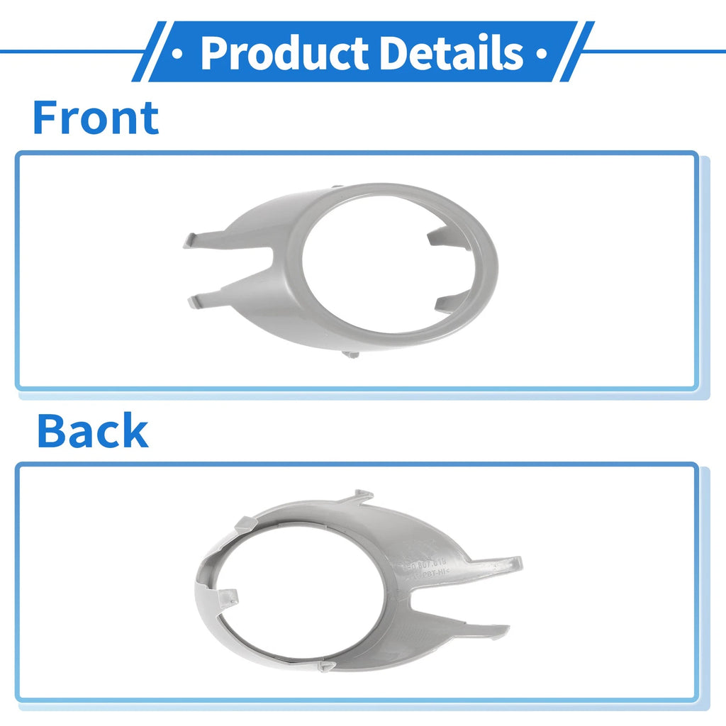 1 Pair Front Fog Light Grill for Audi A4 B7 (2005–2008) No. 8E0807819/8E0807820