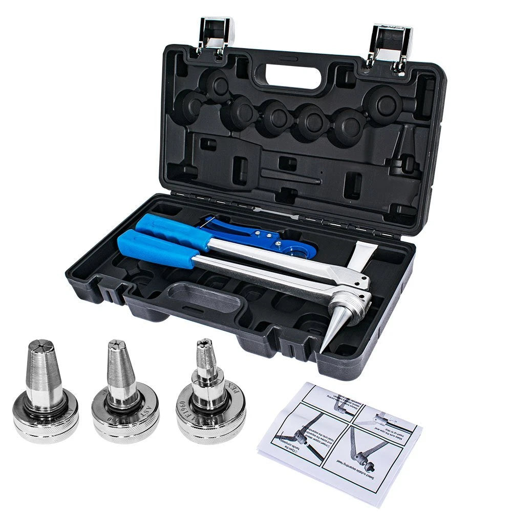 PEX Expander Tool Kit for PEX Pipe (1/2", 3/4", 1")
