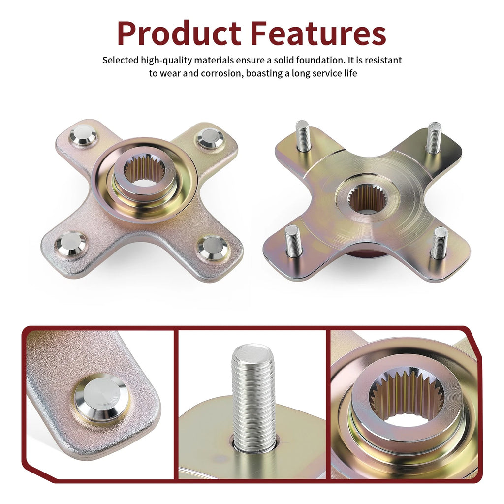 Set of 2 Front or Rear Wheel Hubs for Can-Am Outlander 800R (2009–2012)