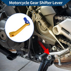 Folding Motorcycle Gear Shifter Lever for Honda CRF150F (2003-2017) Gold Blue