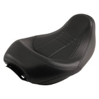 Black Low Profile Driver Seat for Harley Touring (2009–2024) Leather