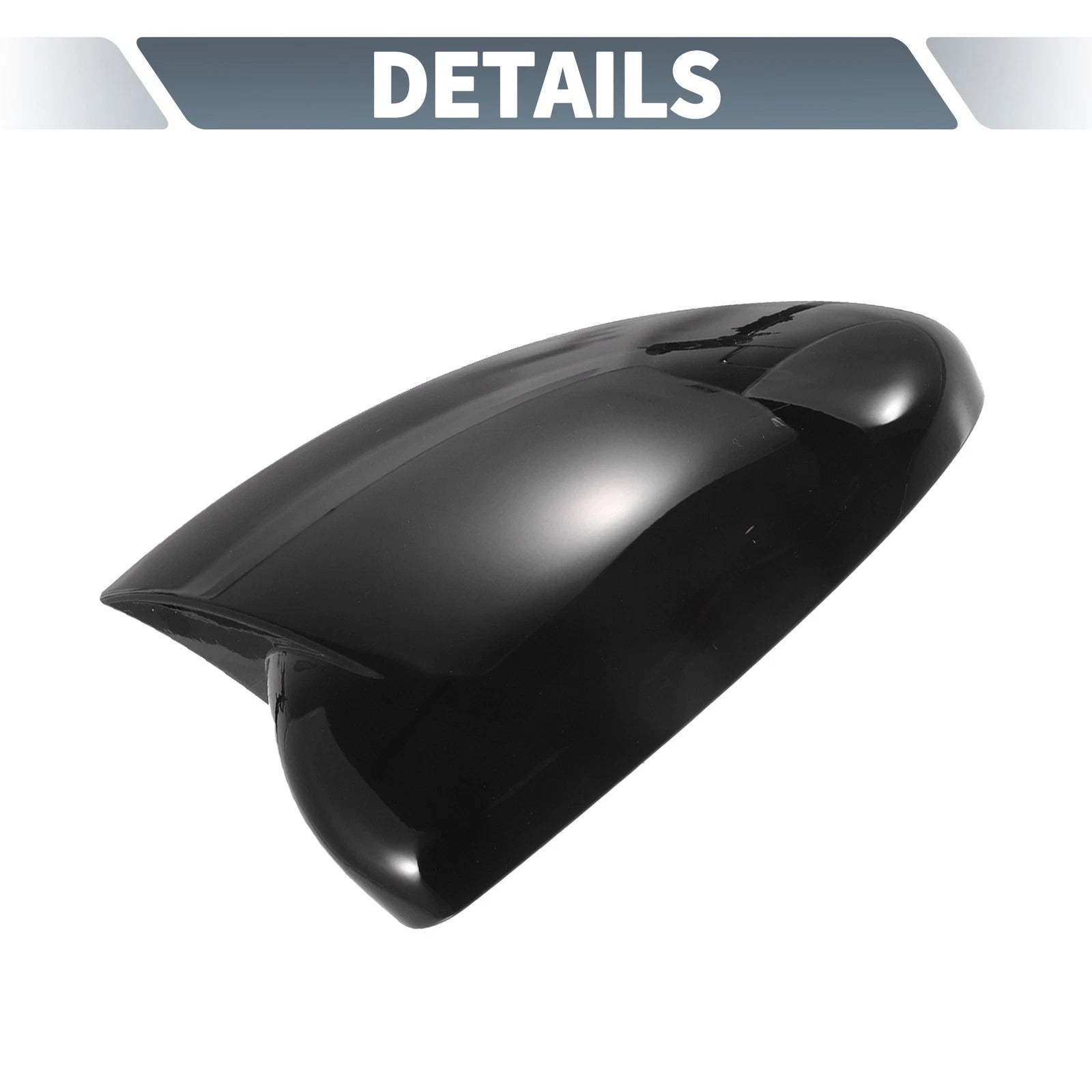 Pair Rearview Mirror Cover Overlay Gloss Black for Chevrolet Cruze (2009–2015)