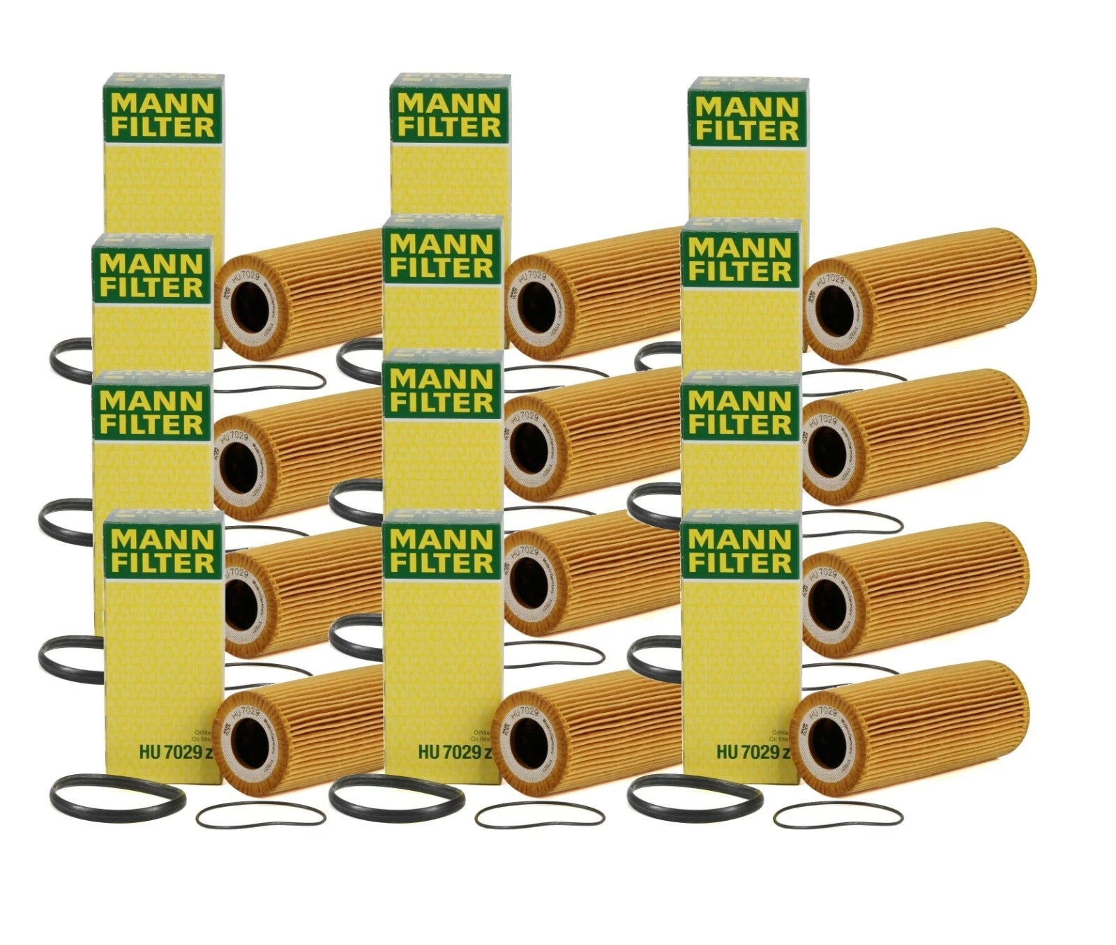 Set of 12 Engine Oil Filter Kits for VW Touareg, Porsche Cayenne, Audi A4, S4