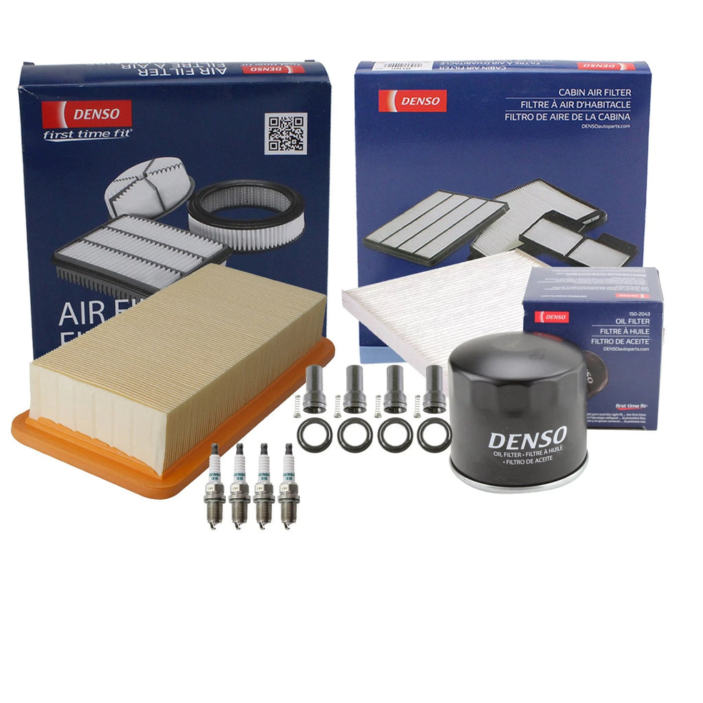 Tune Up Kit 4 Spark Plugs & Boots for Kia Rio5 1.6L L4 (2006–2011)