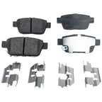 Disc Brake Rotor and Pad Kit for Honda Ridgeline (2006–2011)