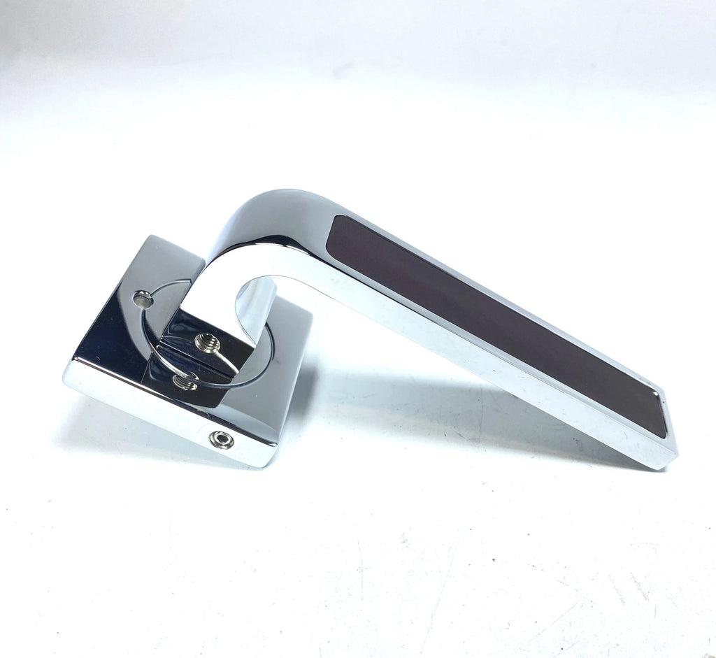 Chrome Door Lever Handle for Turning Style Designs R1530 (RHD)