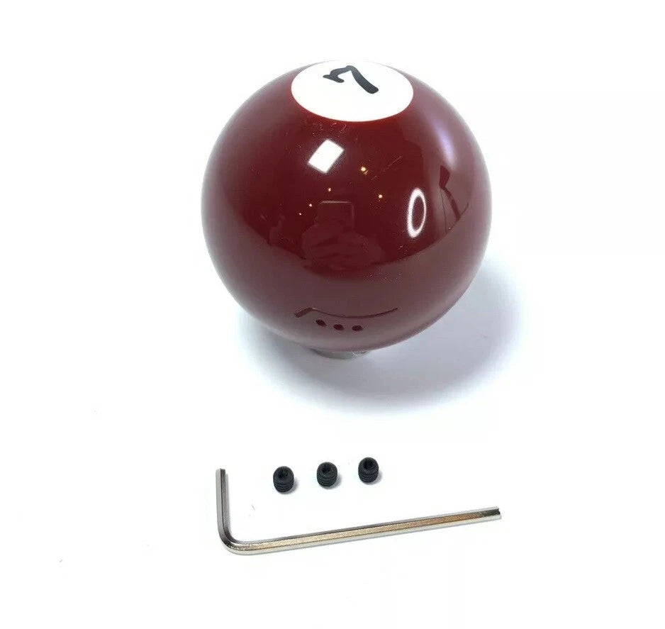 Gear Shift Knob Pool Ball Style Maroon Solids for Honda Civic (2016–2021)