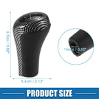 6-Speed Manual Gear Shift Knob for BMW 1 Series E81 Black Silver Tone