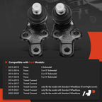 2X Front Lower Ball Joints for Ford Focus (2012-2018) Transit Connect