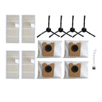 Set of 4 Dust Bags, 4 HEPA Filters, 4 Side Brushes for Eufy Omni C20