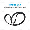 Timing Belt for Mitsubishi Triton L200 2.5L (2006–2015) 1145A019 Black