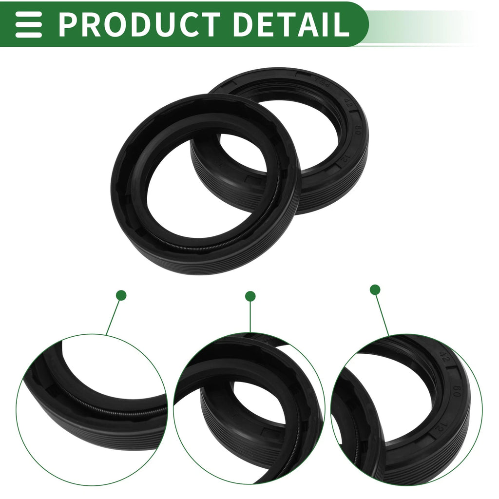 Oil Seal   - NBR Rubber 42x60x12mm Black