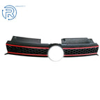 Honeycomb Upper Grille for VW Golf (2010-2013) Gloss Black