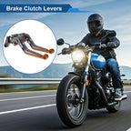 Adjustable Brake Clutch Levers for Suzuki GSXR150 (2017–2020) Orange